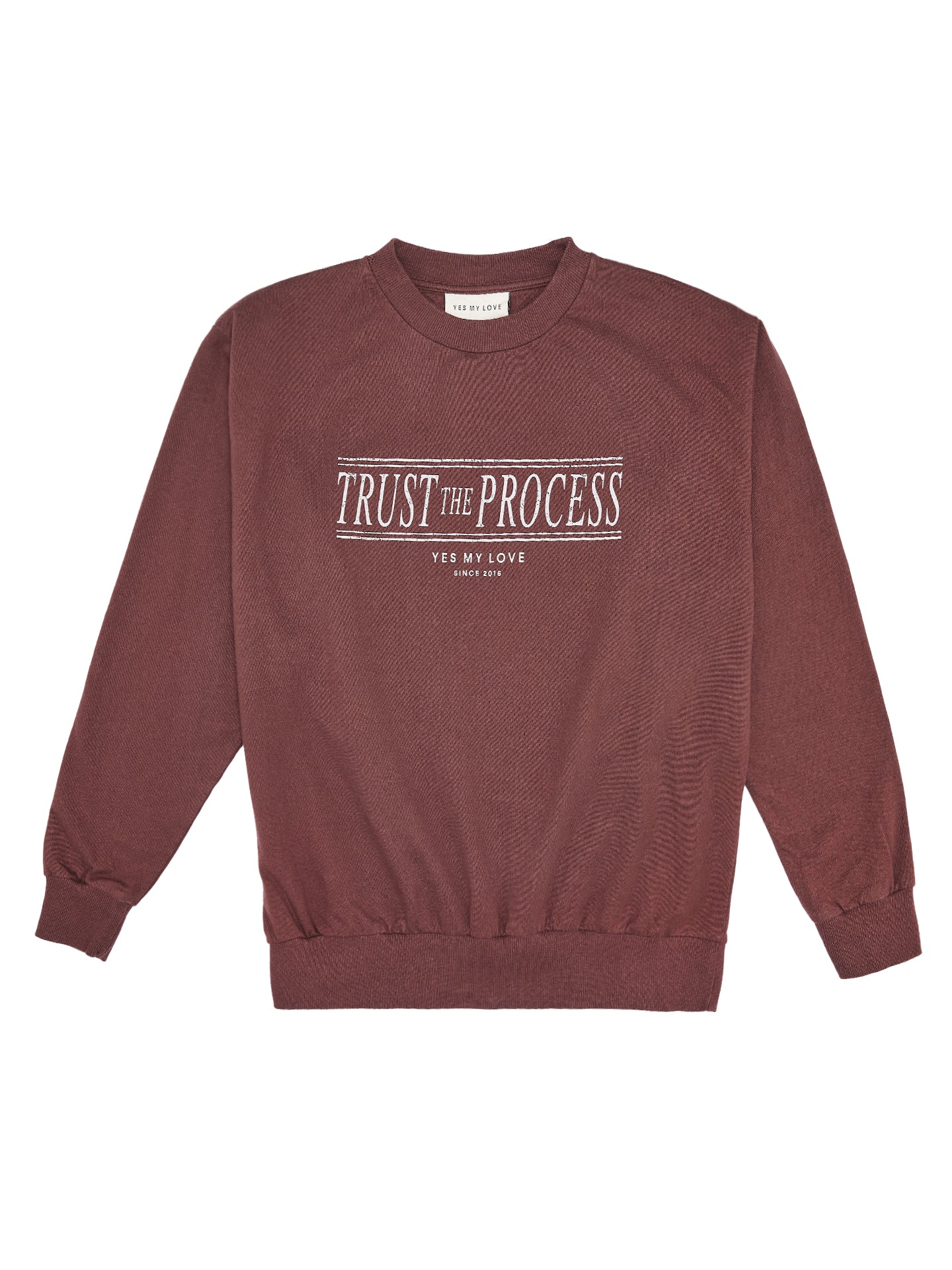 TRUST THE PROCESS Sweater - chocolate