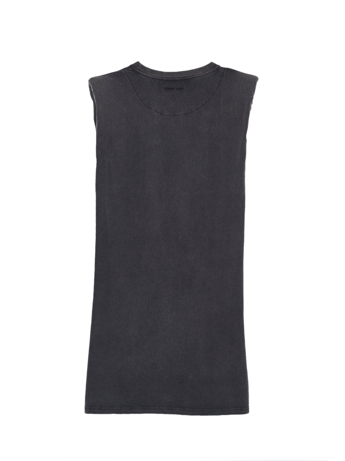 T-Shirt Kleid mit Schulterpolstern - vintage schwarz