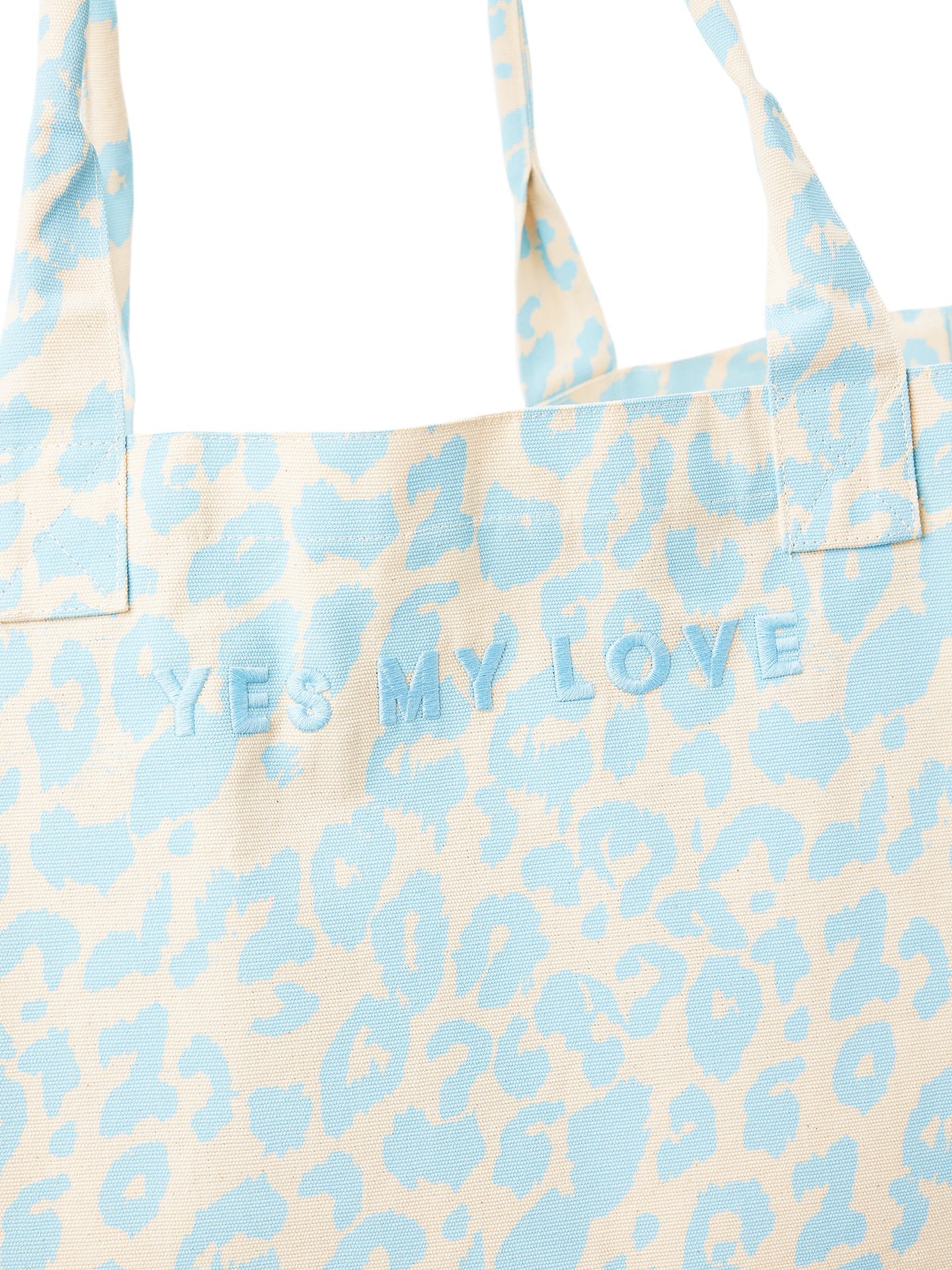 Leo Big Bag - Hellblau/Creme