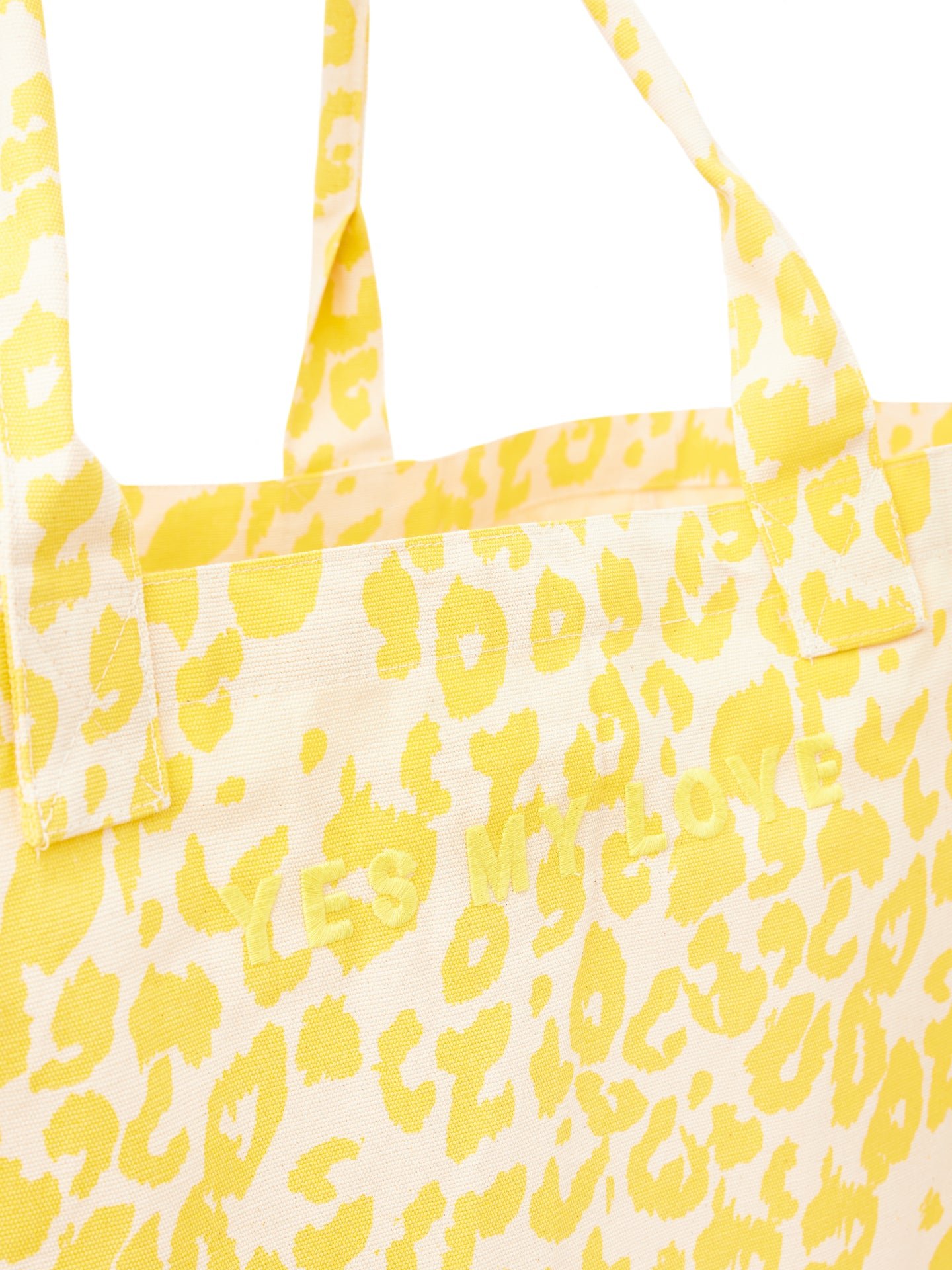 Leo Big Bag - Sonnengelb/Creme