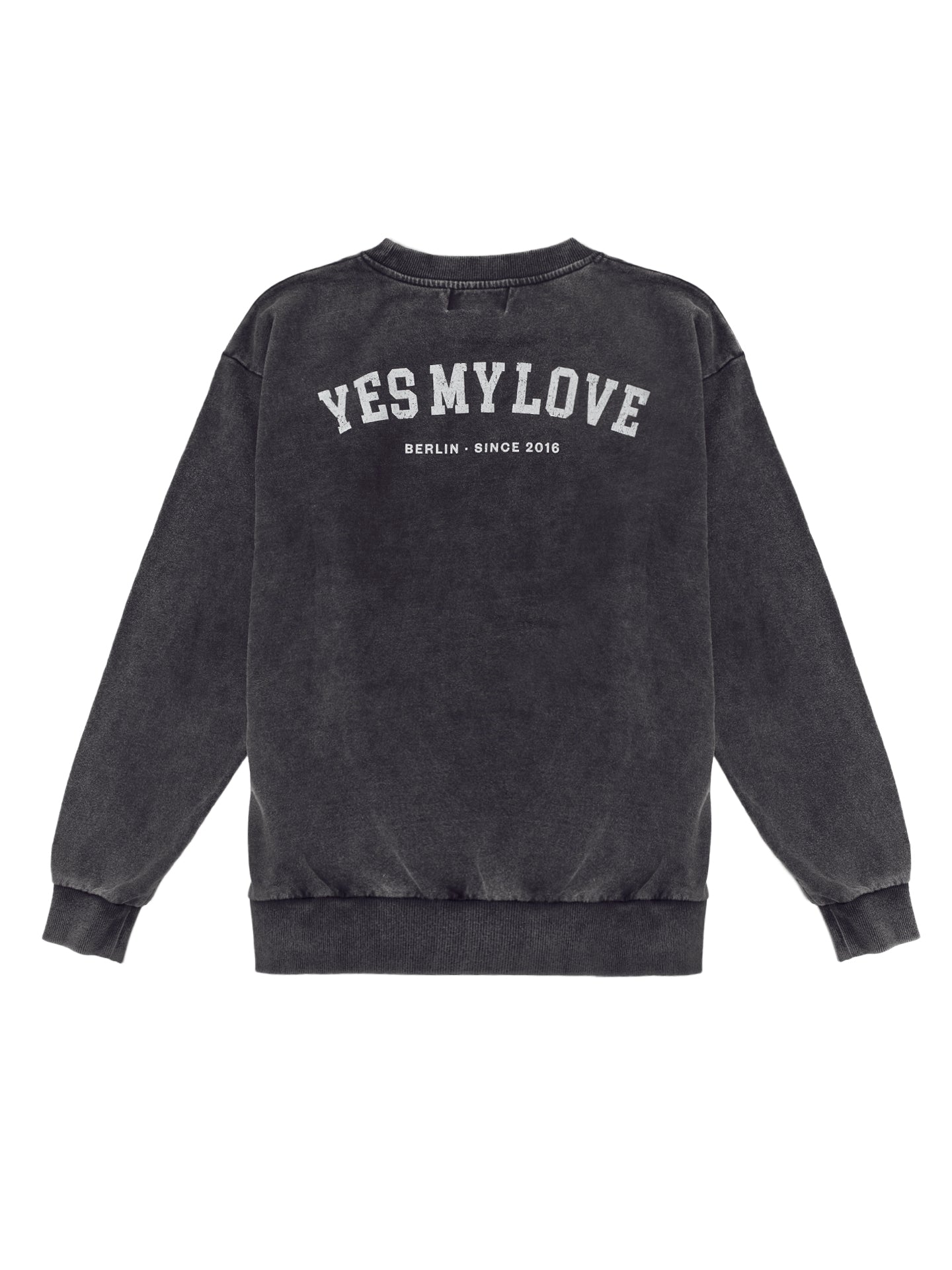 College Sweater - vintage schwarz