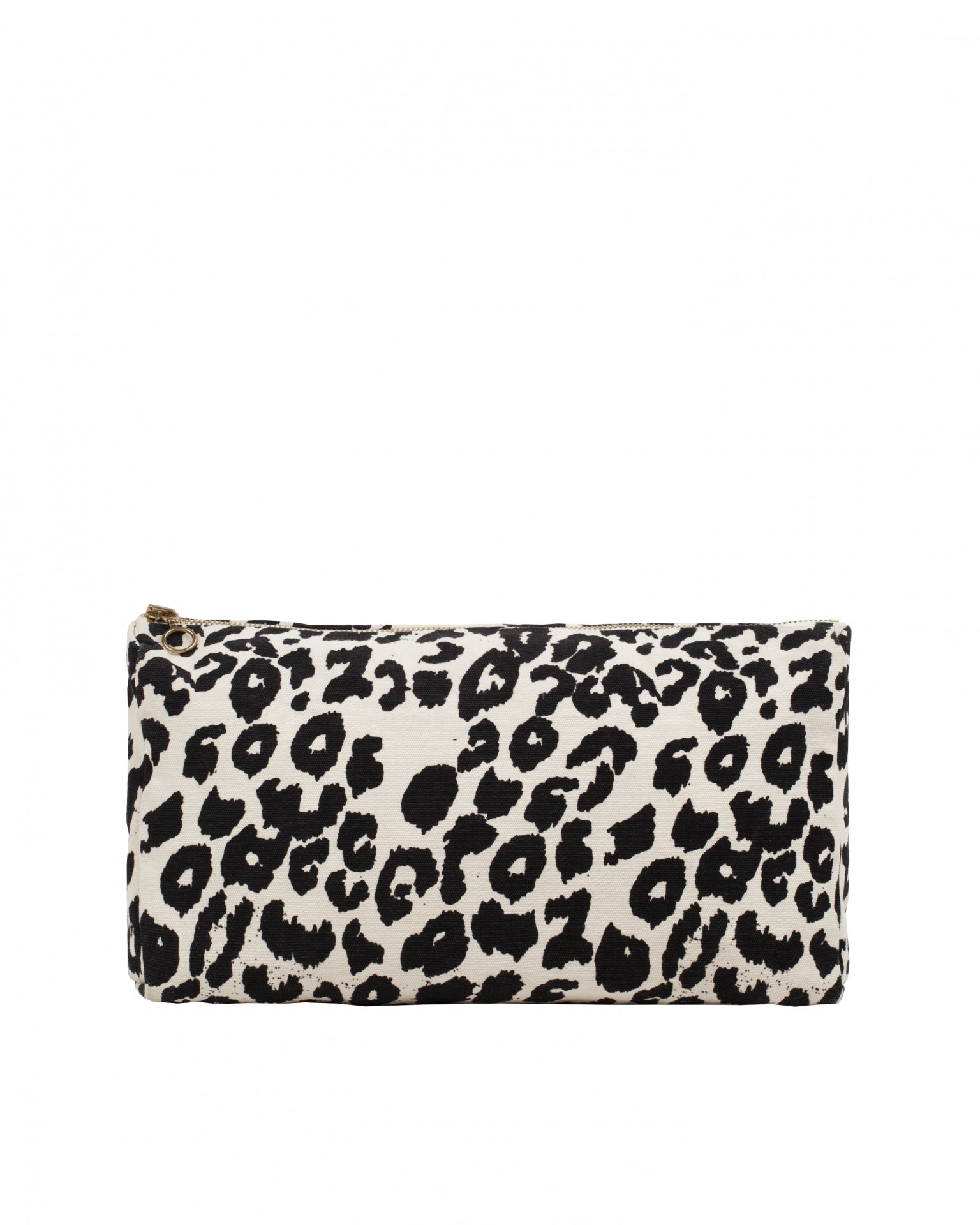 Leo Kosmetik Bag Large - schwarz/creme