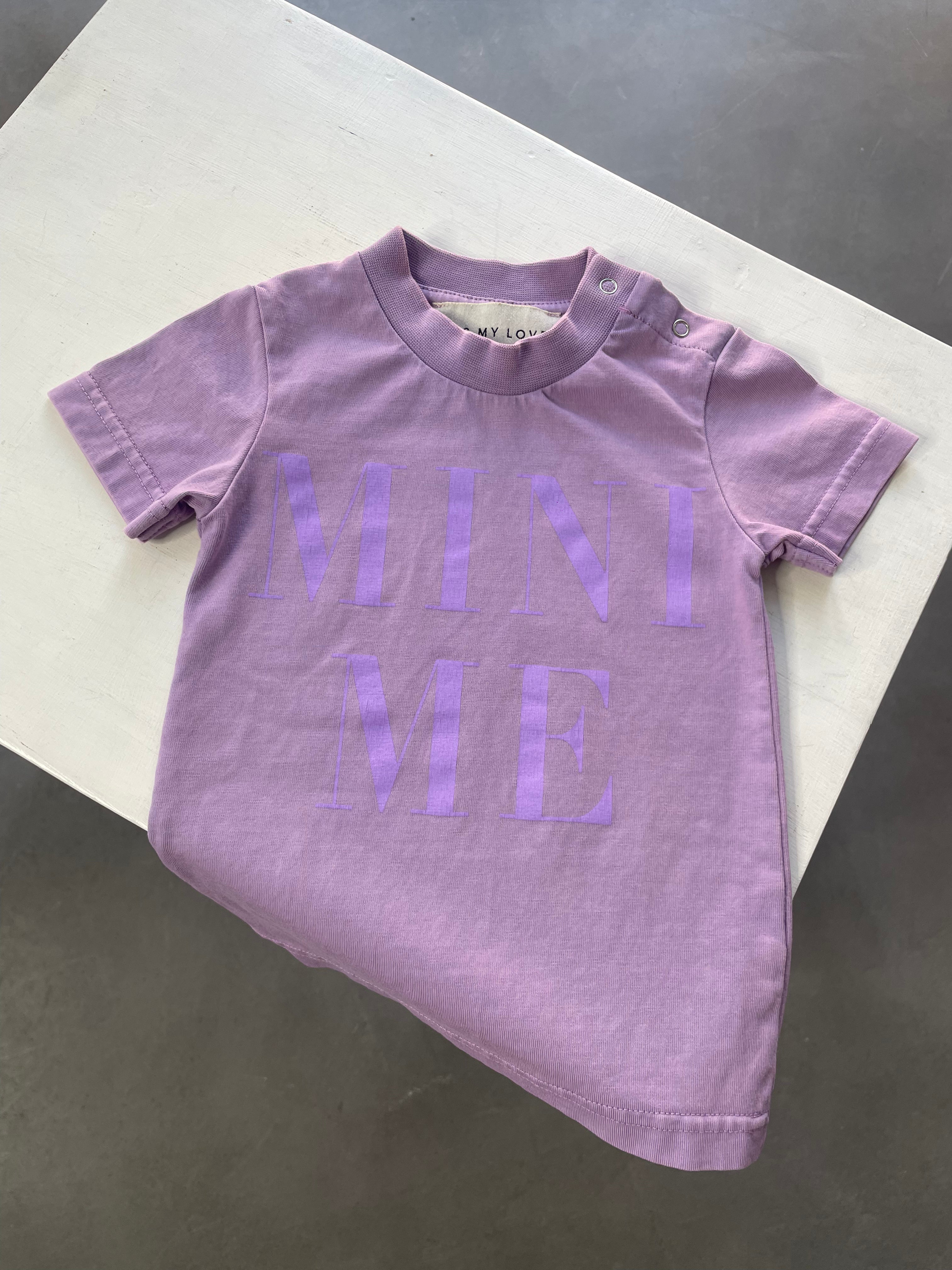 T-Shirt - ME + MINI ME Violett Partnerlook