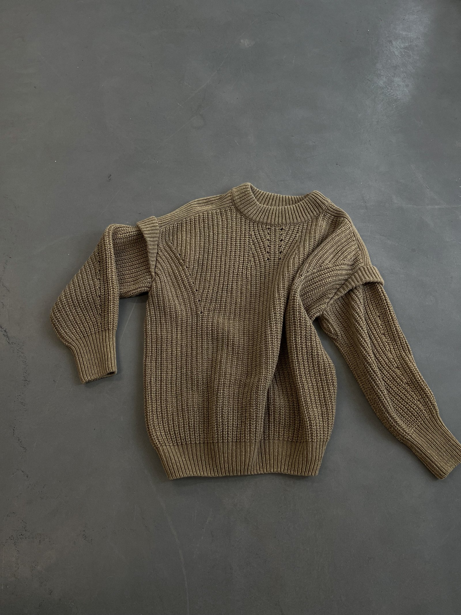 Strickpullover Olive