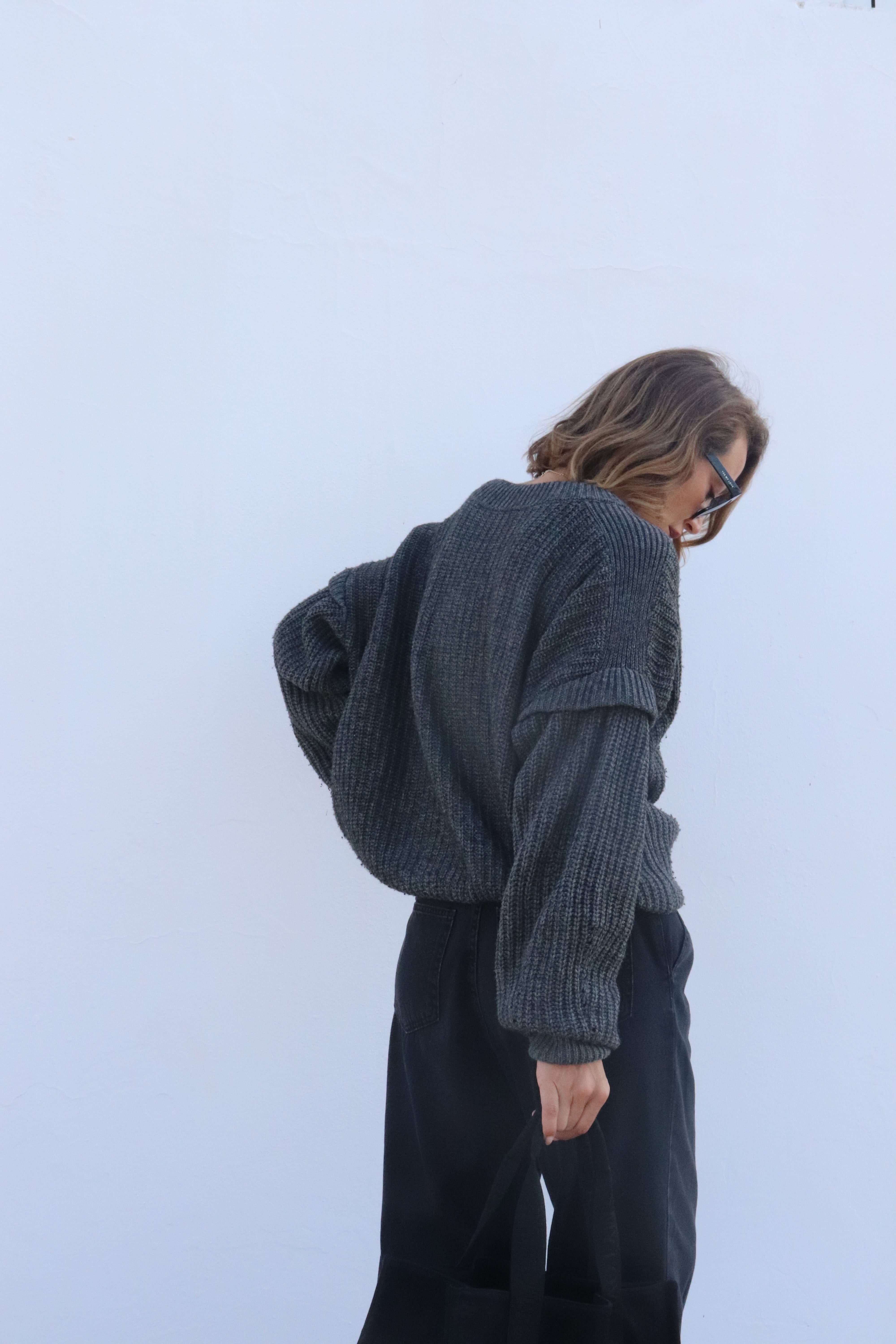Knitted Sweater Grey