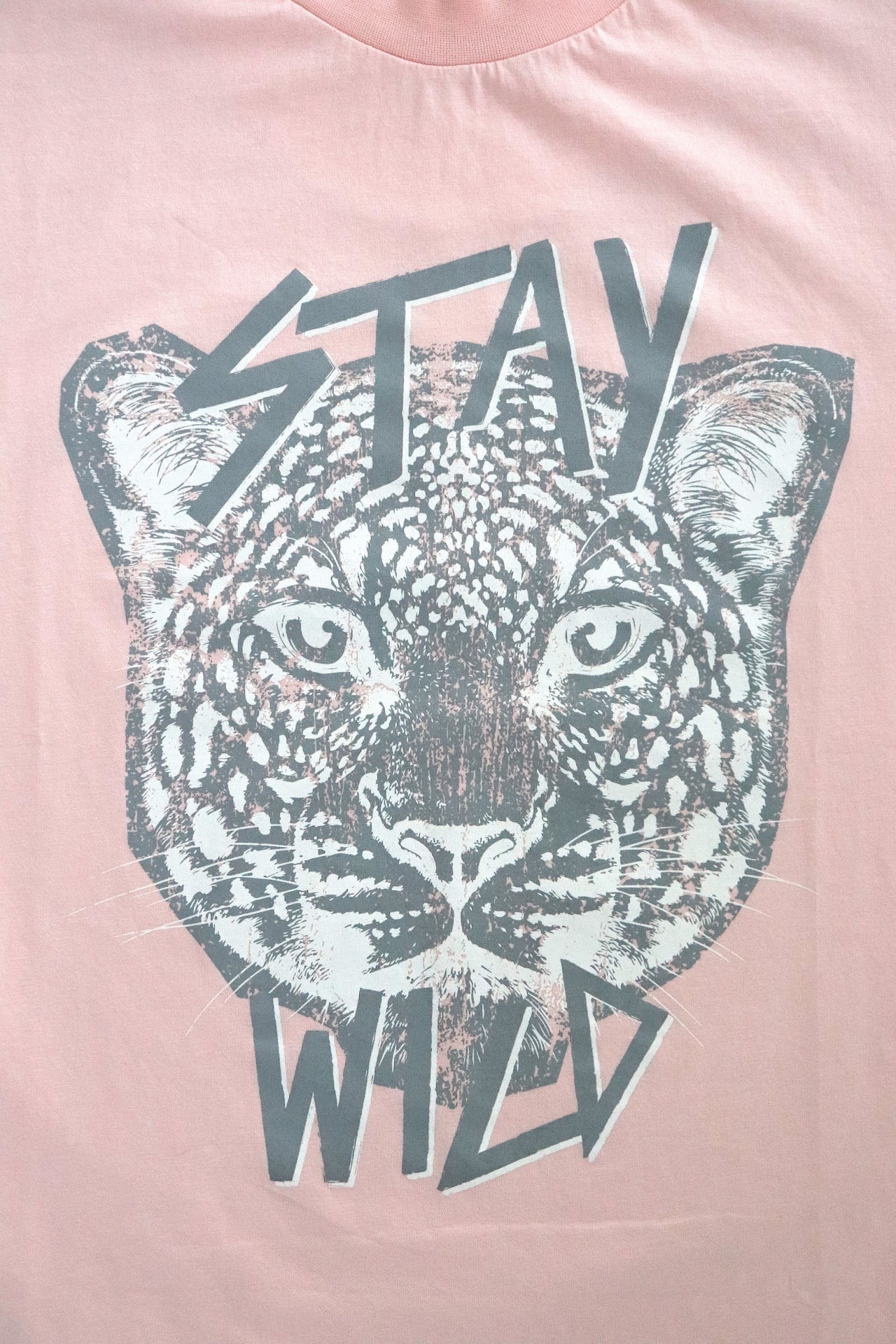 Stay Wild T-Shirt - light rose
