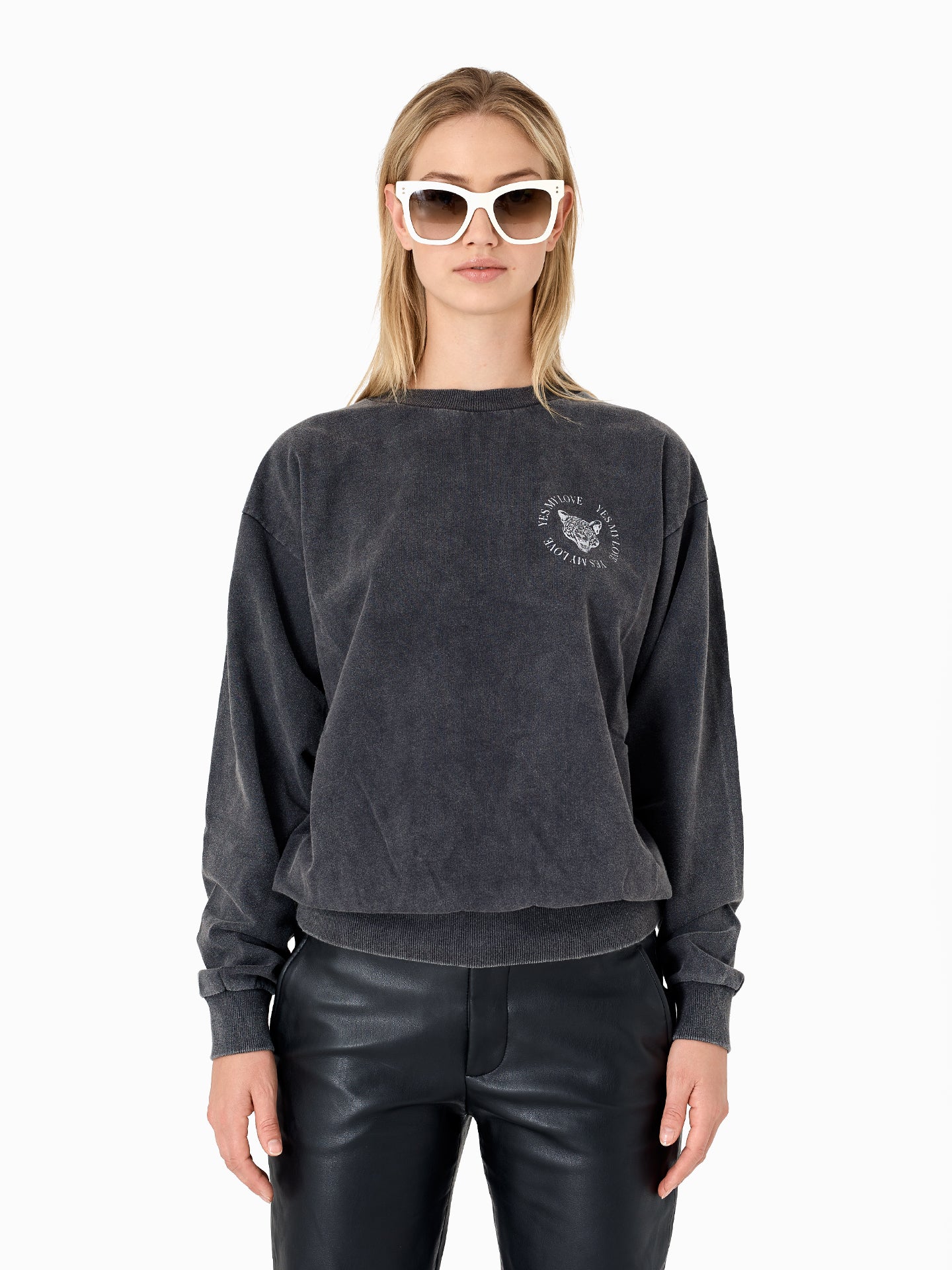 Leohead Sweater - Vintage Black