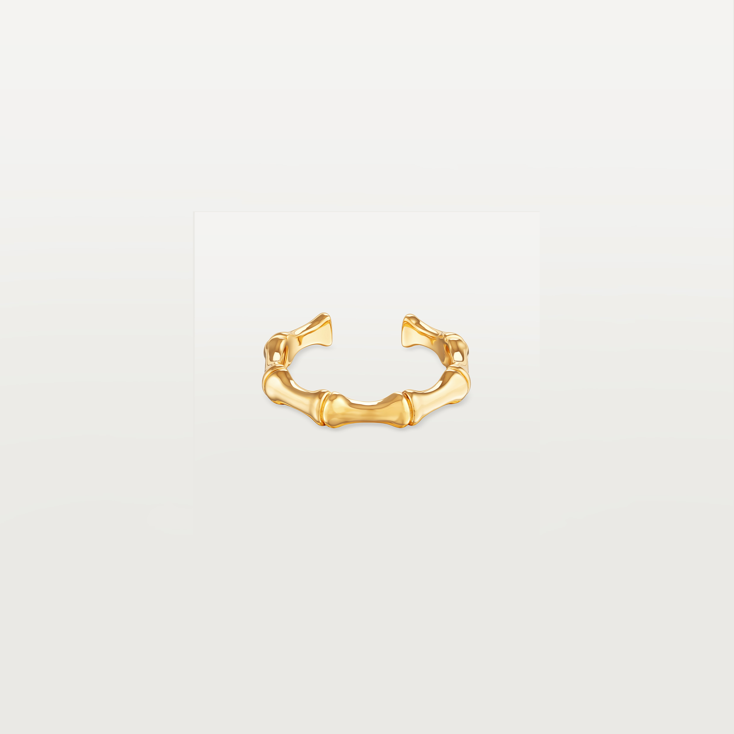 Bamboo Ring Yellow Gold