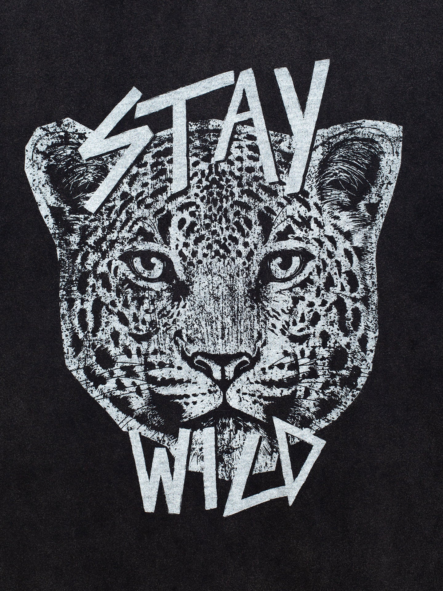 Stay Wild T-Shirt - vintage schwarz