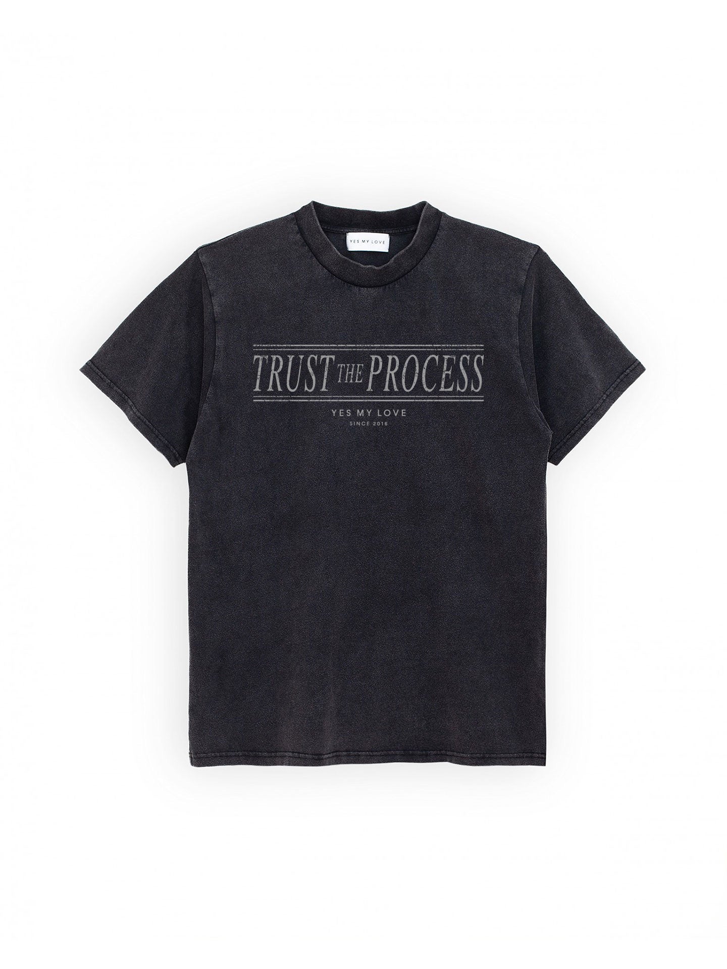 TRUST THE PROCESS T-Shirt - vintage schwarz