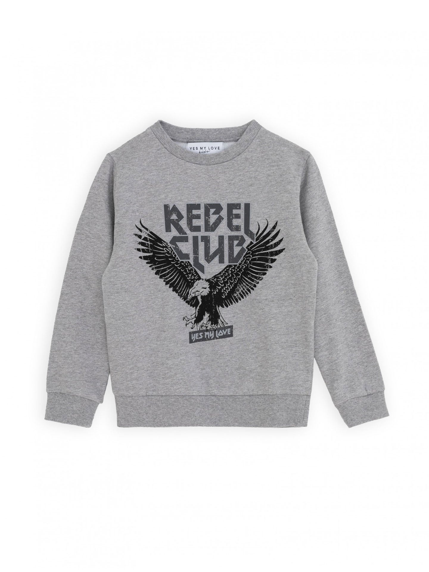 Rebel Club Sweater Kids - grau